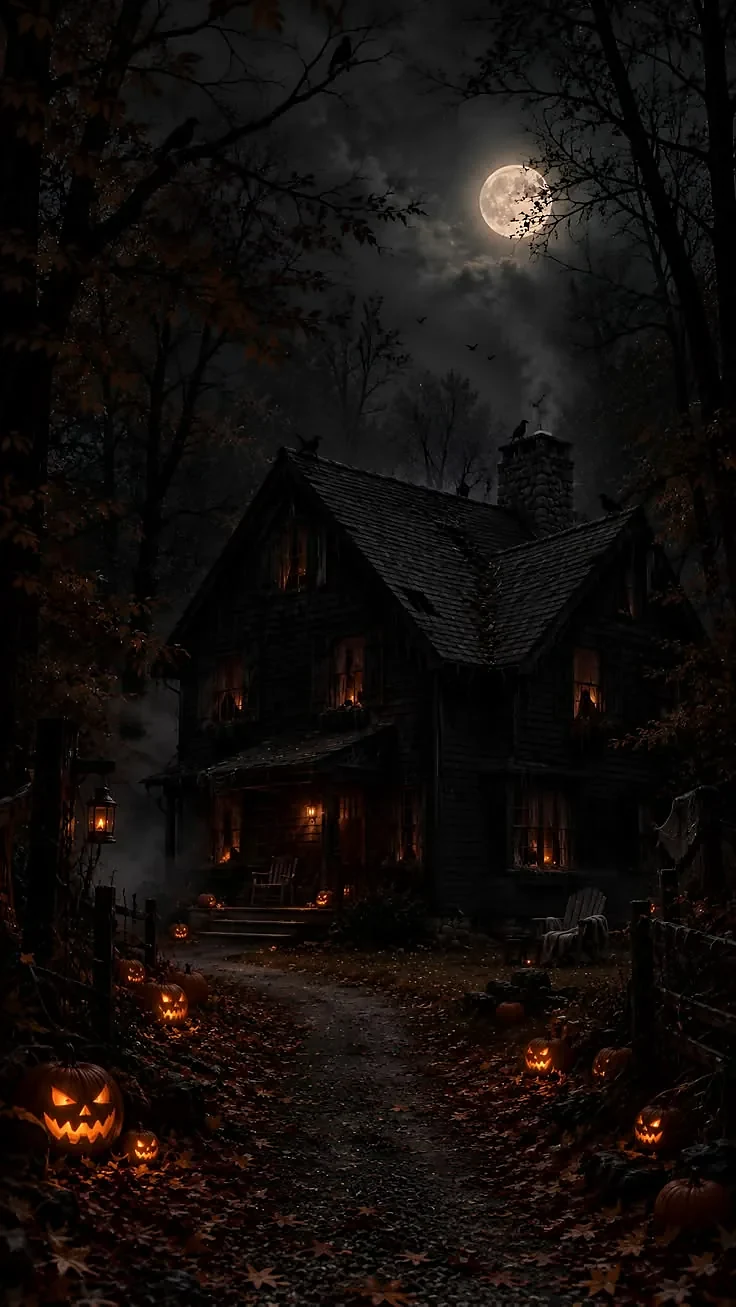Haunted mansion phone wallpaper
